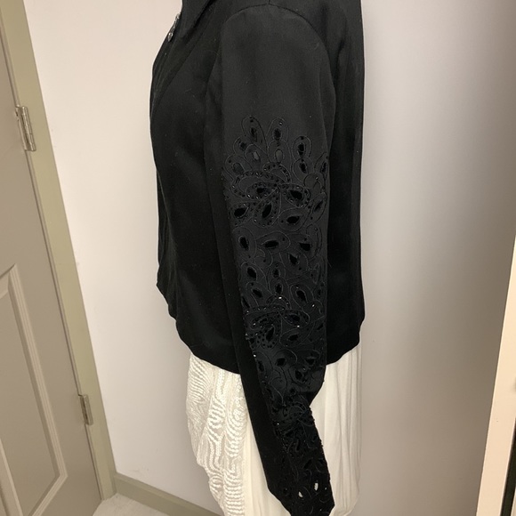 Joseph Ripkoff  Black Jacket size 14 - Picture 2 of 10